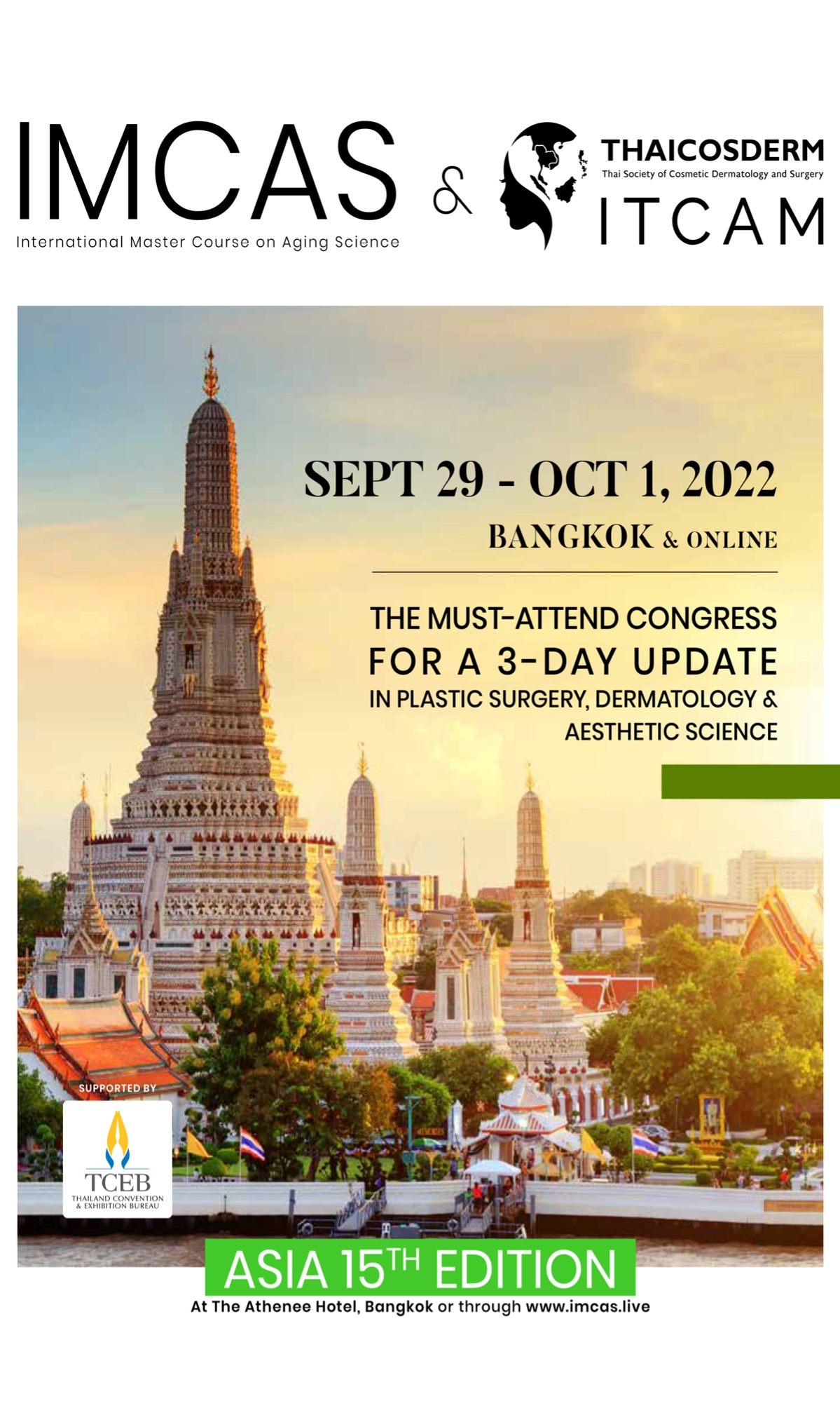 IMCAS Asia 2022 poster